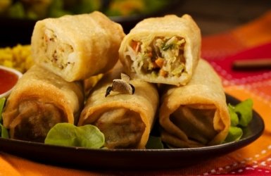موقع يافا اليوم  - طريقة تحضير لفائف الدجاج التايلانديّة